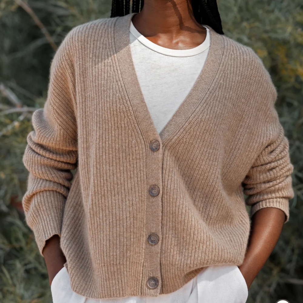 Jenni Kayne Cashmere Cropped Cocoon Cardigan